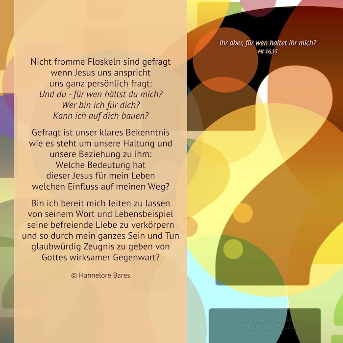 Impuls als Bild (c) Hannelore Bares Impuls als Bild