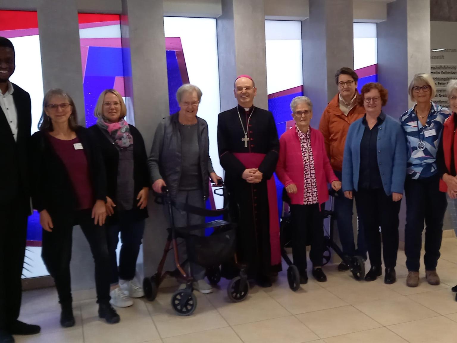 Weihbischof Brahm beim Besuch in Andernach