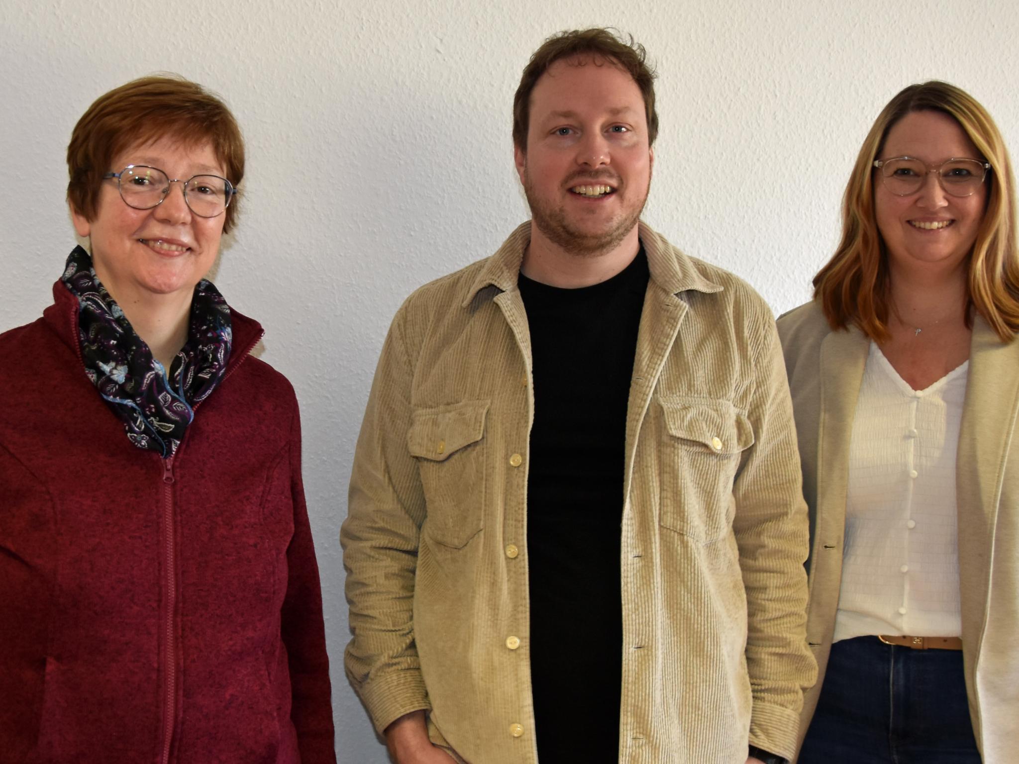 Carola Fleck (Tholey), Maximilian Schmitt (Saarlouis) und Silvia Pfundstein (Neunkirchen) sind die ersten drei strategischen Engagemententwickler*innen im Visitationsbezirk Saarbrücken.