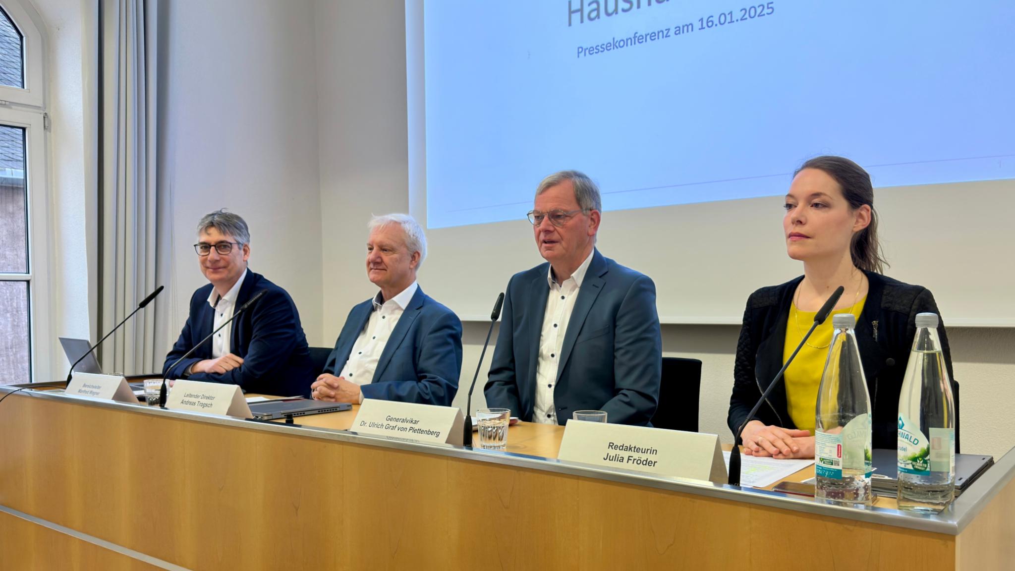 Foto von der Pressekonferenz am 16.01.2025