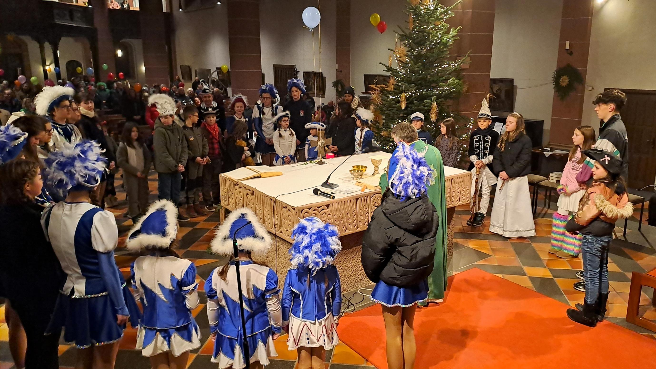 Bereits zum zweiten Mal wurde in der Martinuskirche eine Narrenmesse gefeiert.