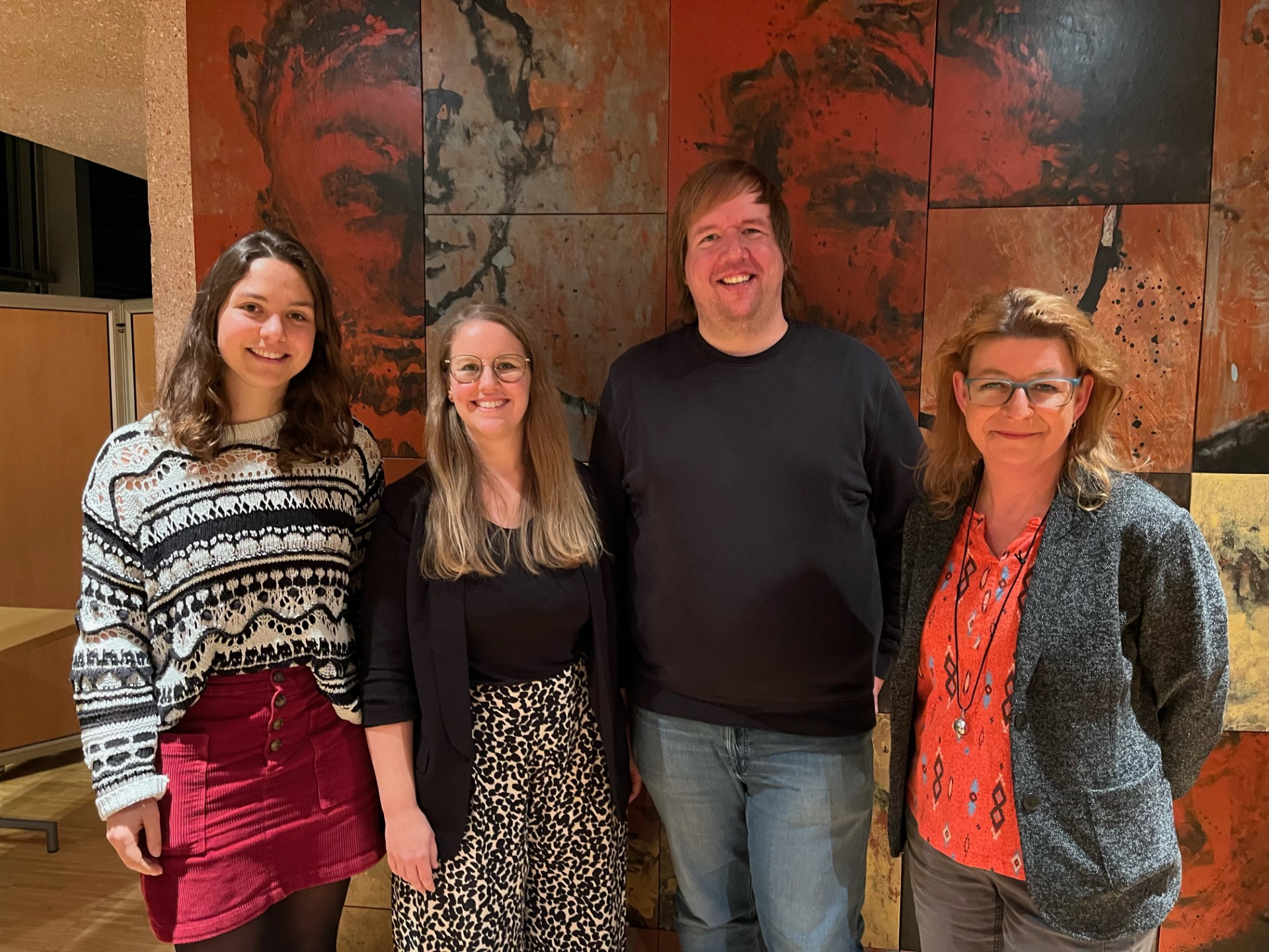 Elisabeth Pick, Sandra Baltes, Michael Michels und Susanne Kramer (vlnr.)