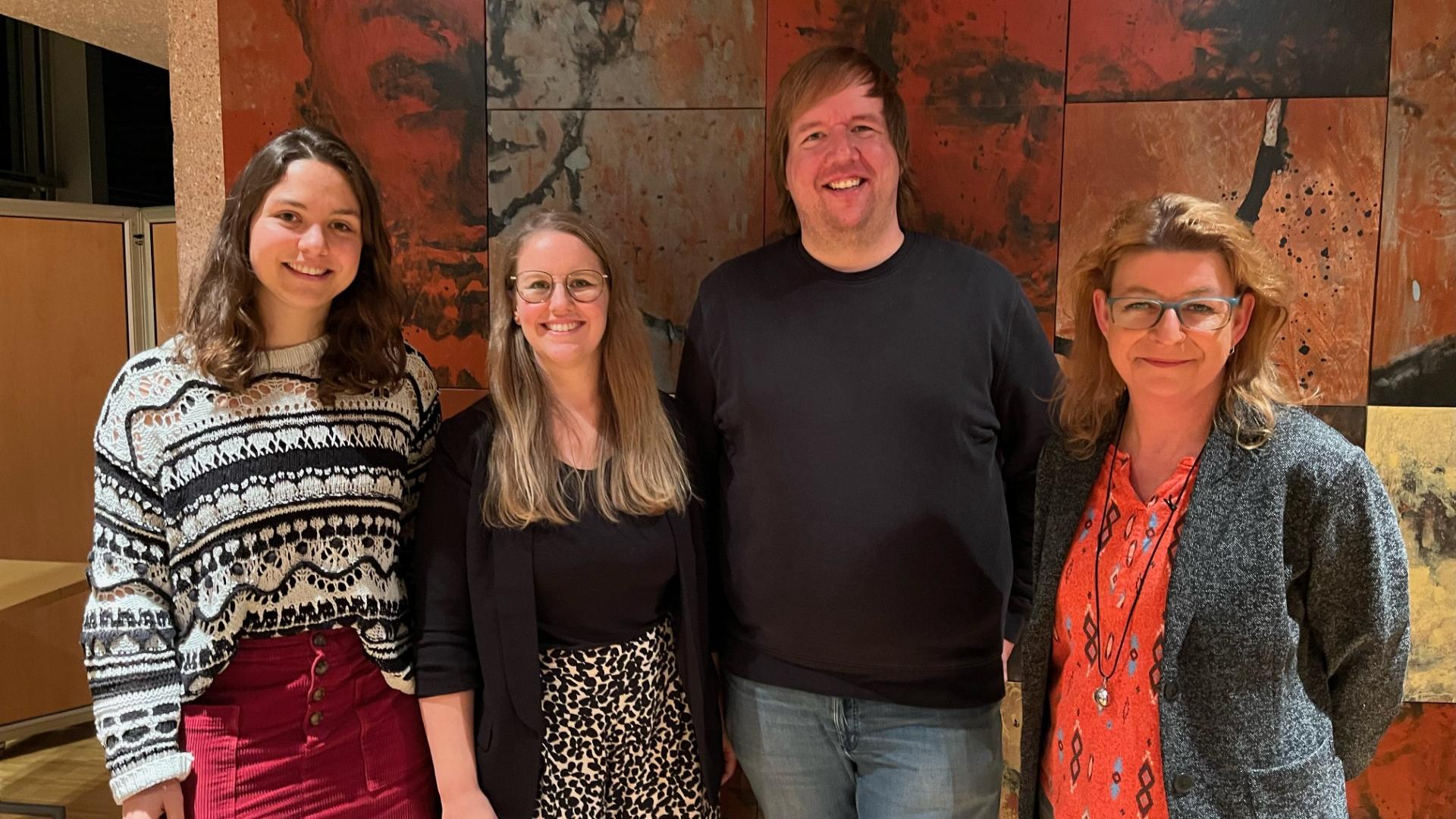 Elisabeth Pick, Sandra Baltes, Michael Michels und Susanne Kramer (vlnr.)