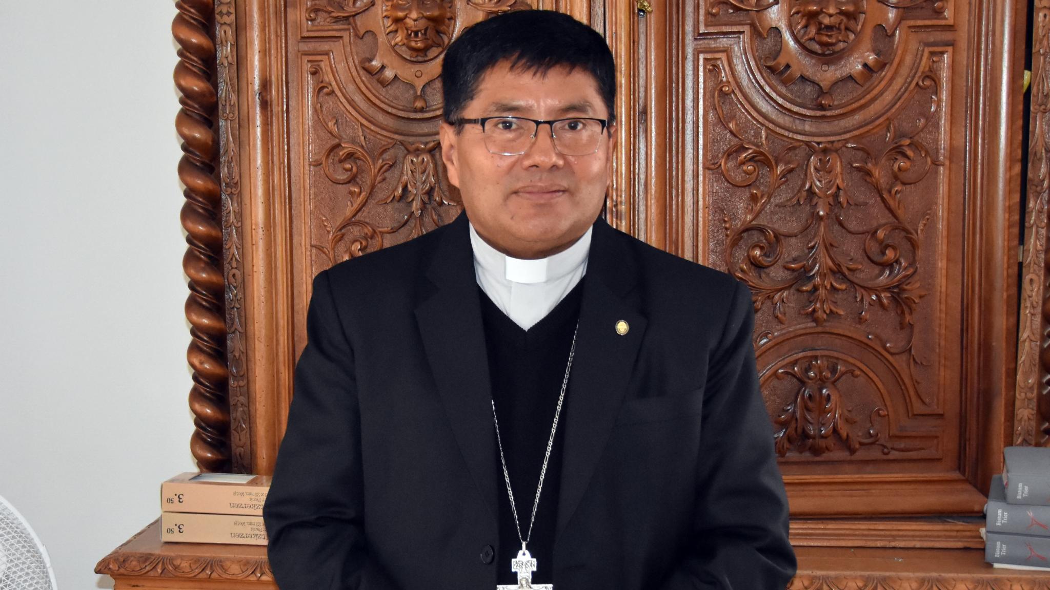 Bischof Jorge Herbas Balderrama aus Aquile/Bolivien war zu Besuch in Völklingen. Foto: Ute Kirch