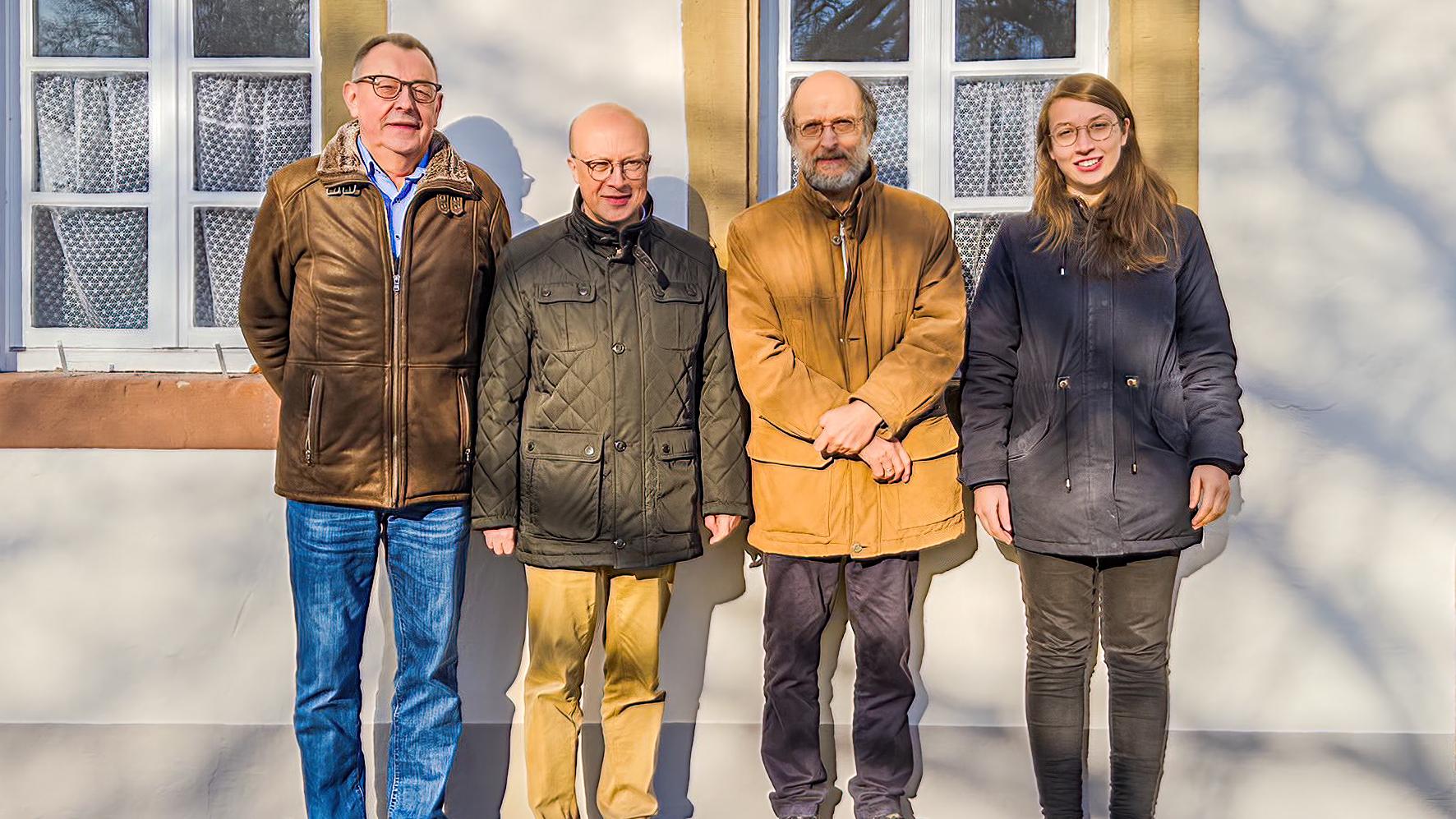 Der neue Vorstand der Peter-Wust-Gesellschaft (von links): Peter Meiers (Schatzmeister), Prof. Dr. Johannes Brantl (Vorsitzender), Dr. Dr. Werner Schüßler (stv. Vorsitzender),und Katharina Wilwers (Schriftführerin).