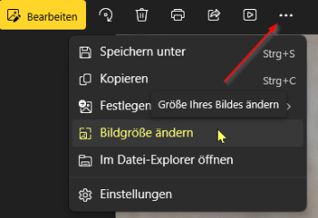 Screenshot aus der Windows-Foto-App