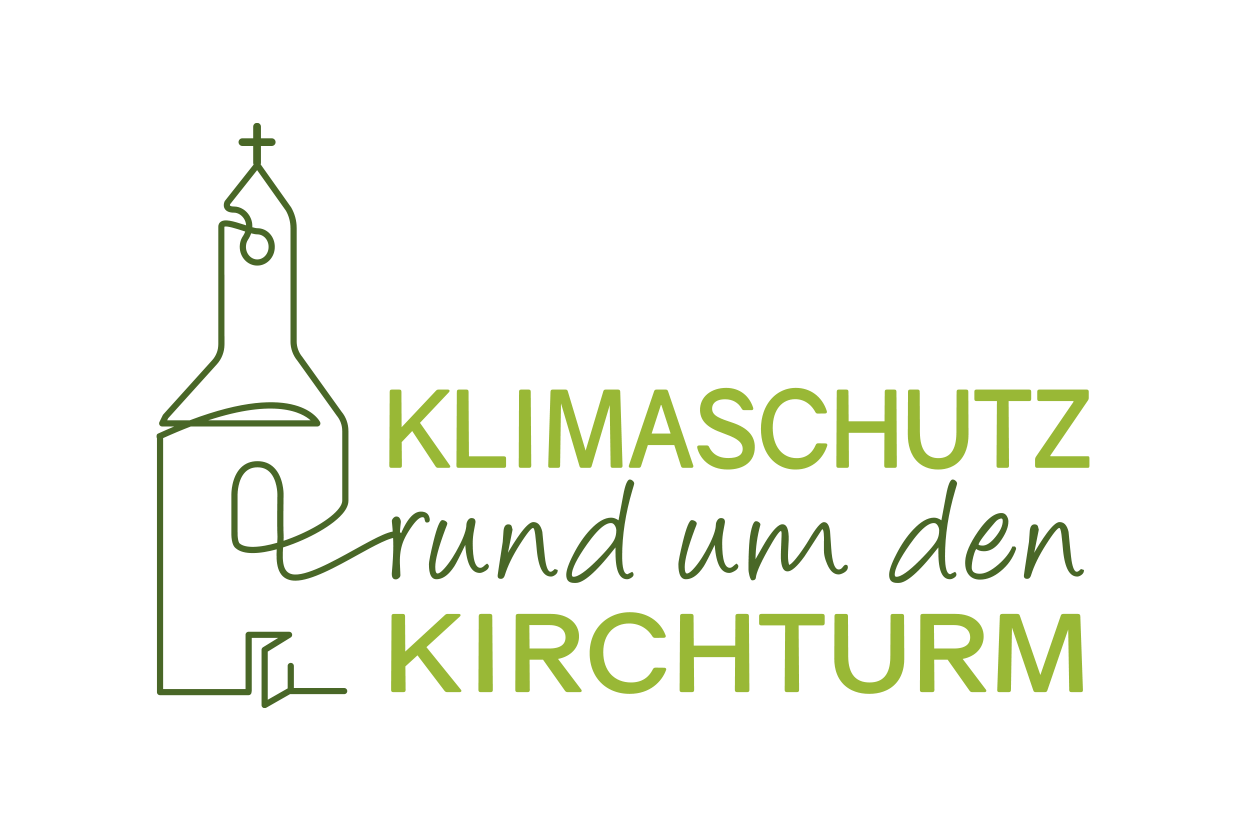 Logo der Fortbildungsreihe Klimaschutz rund um den Kirchturm