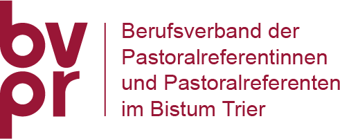 Man liest den Text: bvpr - Berufsverband der Pastoralreferentinnen und Pastoralreferenten im Bistum Trier