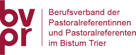 Man liest den Text: bvpr - Berufsverband der Pastoralreferentinnen und Pastoralreferenten im Bistum Trier